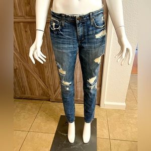 Distressed Joe's Jeans Slouched Slim Fit Size 28